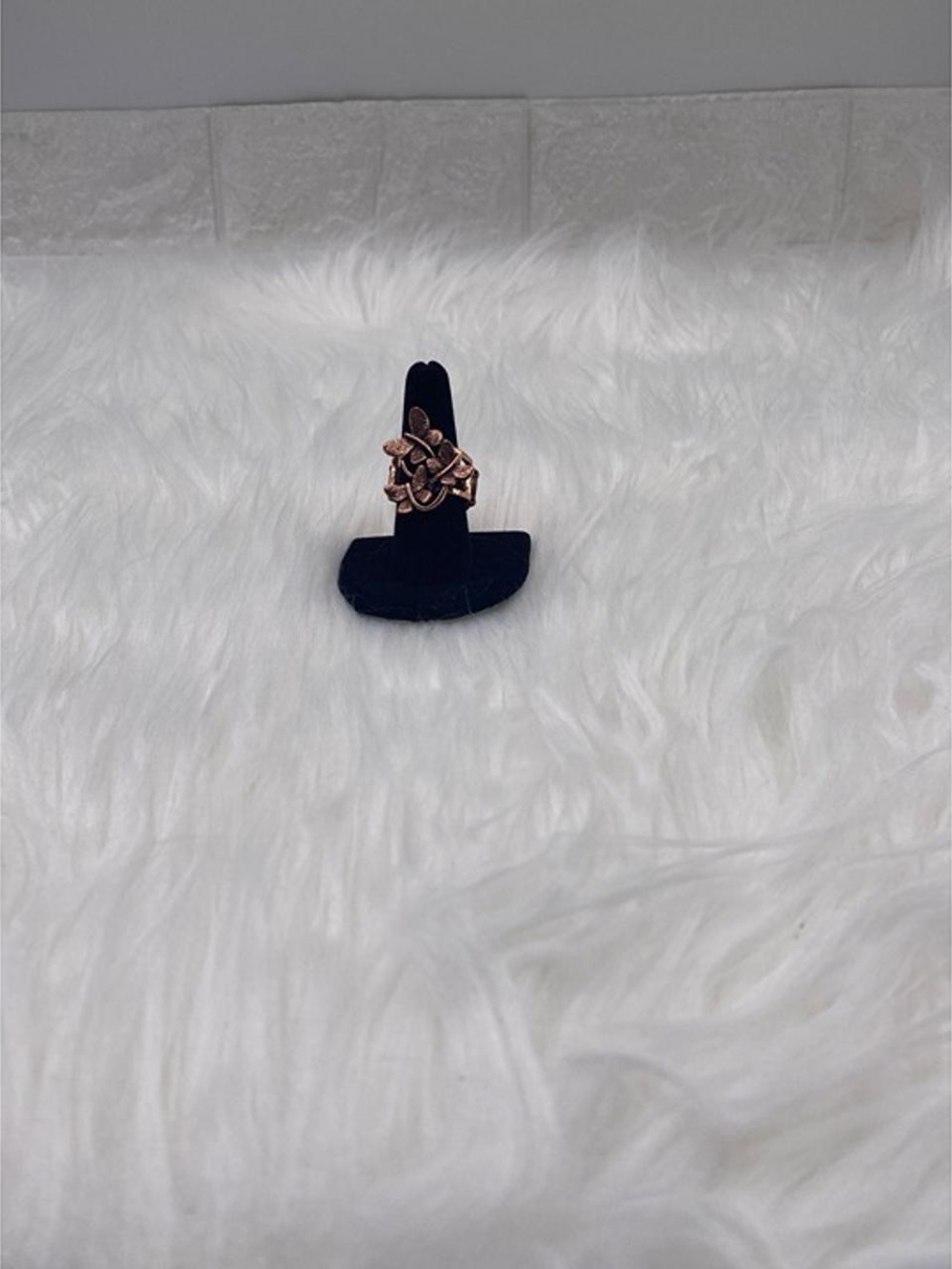 Rose Gold Floral Knot Statement Ring - Women Jewelry